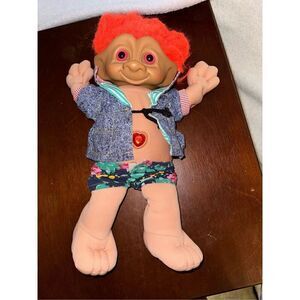 Vintage Russ Treasure Trolls doll
